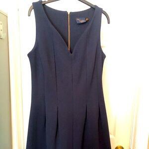 Just Taylor Navy Sleeveless Dress Size 10 NWOT